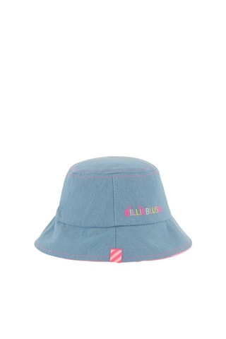 Gorro bucket reversible - Rosa y azul cobalto