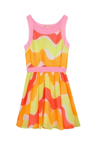 Vestido - Naranja y amarillo