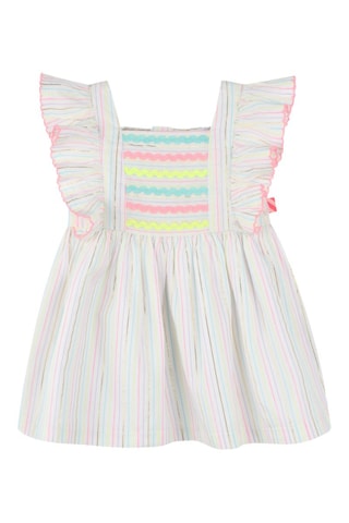 Vestido y cubrepañal - Blanco