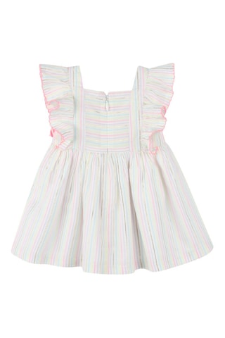 Vestido y cubrepañal - Blanco