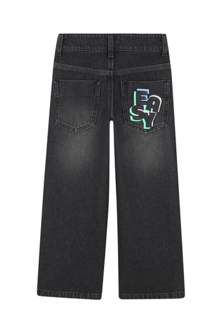 Vaquero wide leg - Negro