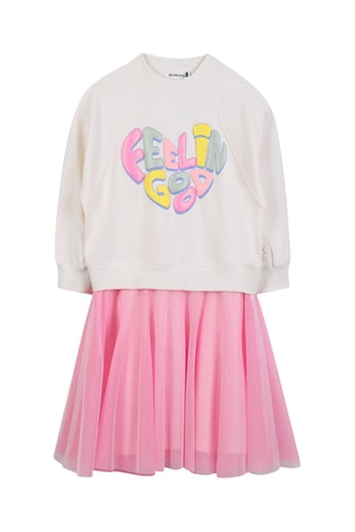 Vestido sudadera - Rosa