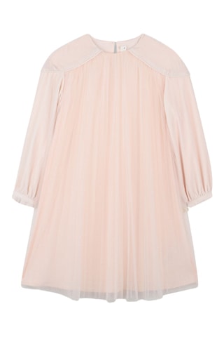 Vestido trapecio - Rosa pastel