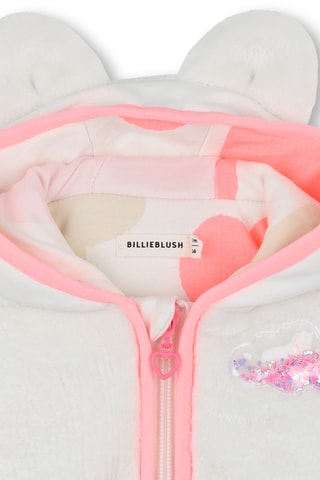 Chaqueta con capucha con orejas - Blanco