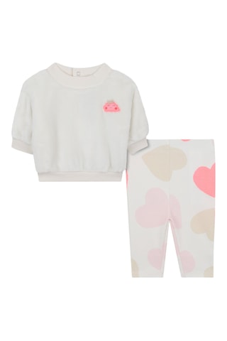 Sudadera y pantalón - Blanco