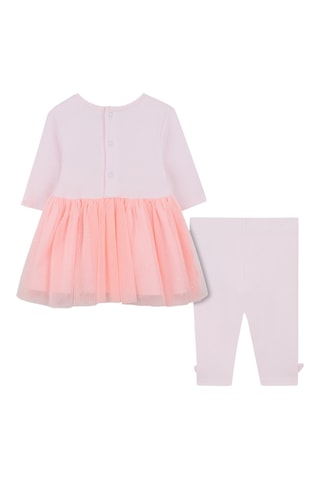Vestido y leggings - Rosa pastel