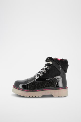 Botines con brillo - Negro