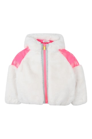 Chaqueta con capucha - Blanco
