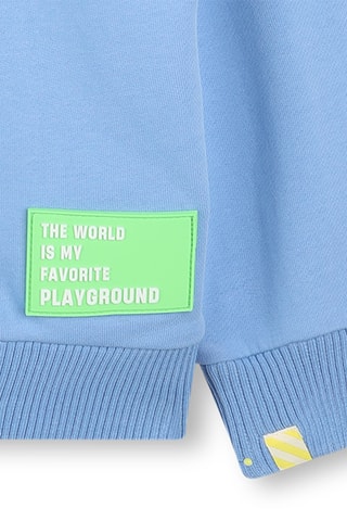 Sudadera con capucha - Azul claro