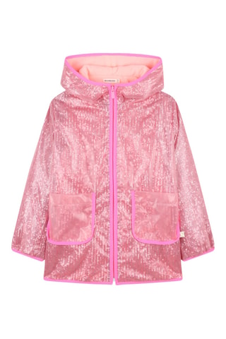 Impermeable con capucha - Rosa