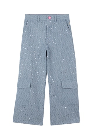 Pantalón loose fit - Azul