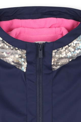 Parka con capucha - Azul marino