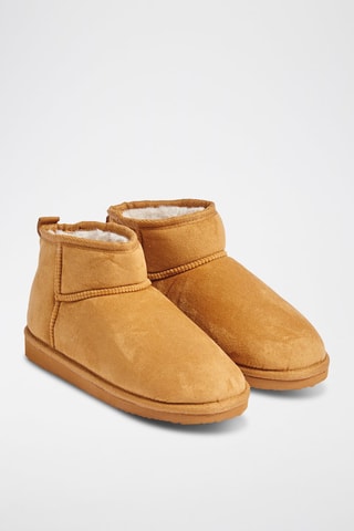 Pantofole alte imbottite Mesnut - Marrone chiaro