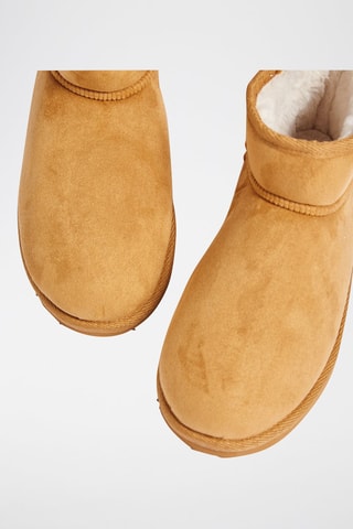 Pantofole alte imbottite Mesnut - Marrone chiaro