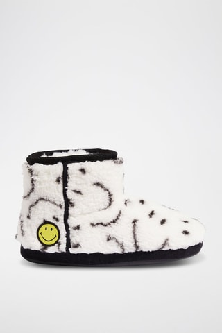 Pantofole alte imbottite Aidy - Ecrù