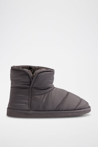 Pantofole alte imbottite Lalia - Antracite