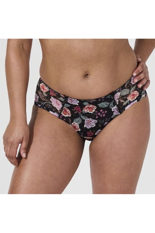 Culotte a vita alta Luccia Swing - Nero