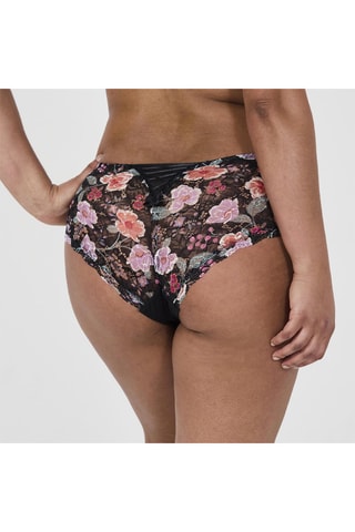 Culotte a vita alta Luccia Swing - Nero