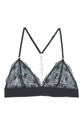 Reggiseno - Verde e nero