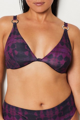 Reggiseno tie and dye - Viola