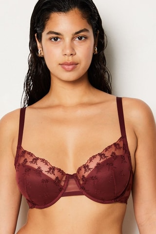 Reggiseno preformato Idylle - Rosso mattone