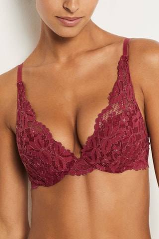 Reggiseno push-up Légende - Bordeaux