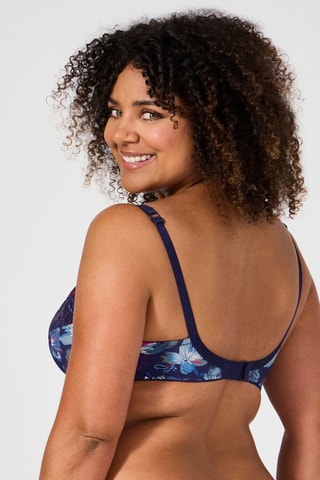Reggiseno Luccia Twist - Blu e viola