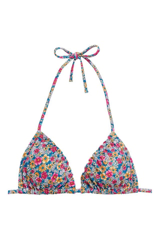 Reggiseno bikini - Bianco e blu