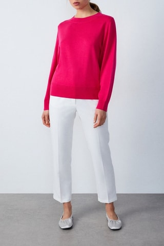 Maglia in lana Abstract Poetry - Fucsia