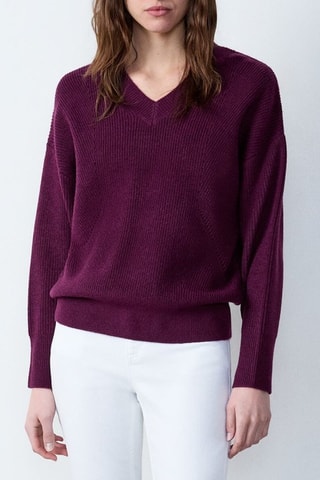 Maglia Marche Aux Fleurs - Viola
