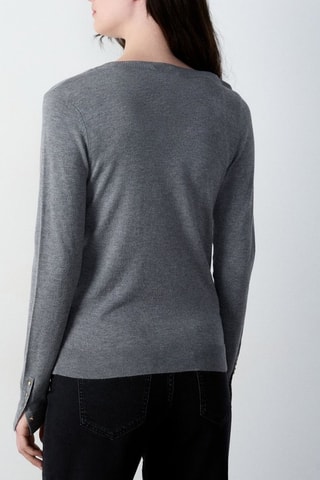 Maglia Essentiel - Grigio scuro melange