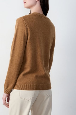 Cardigan in lana Essentiel - Cammello