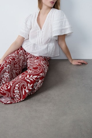 Pantaloni Afternoon Light - Bordeaux