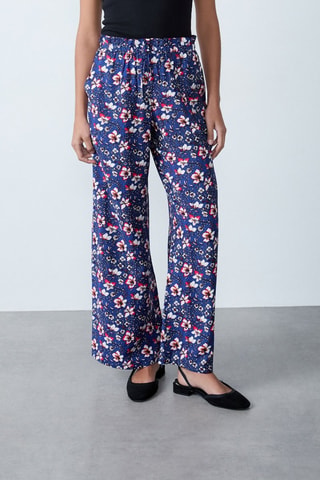 Pantaloni Mordern Gypset - Blu elettrico e rosso