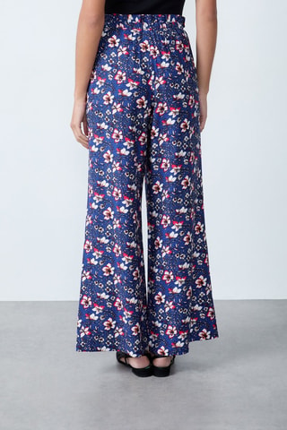Pantaloni Mordern Gypset - Blu elettrico e rosso