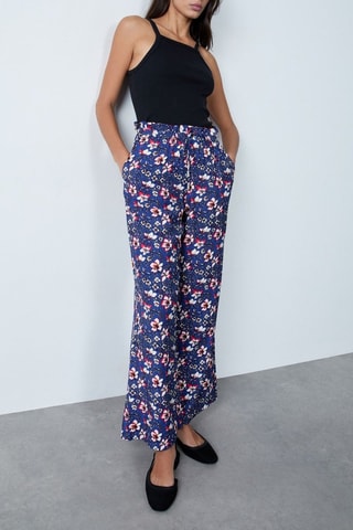 Pantaloni Mordern Gypset - Blu elettrico e rosso