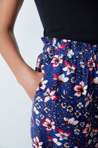 Pantaloni Mordern Gypset - Blu elettrico e rosso