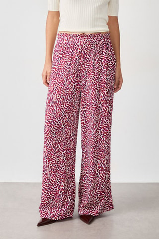 Pantaloni Vintage St Tropez - Bordeaux e bianco