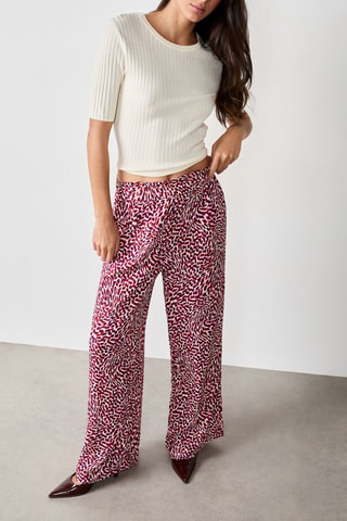 Pantaloni Vintage St Tropez - Bordeaux e bianco