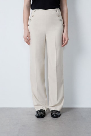 Pantaloni Essentiel - Bianco
