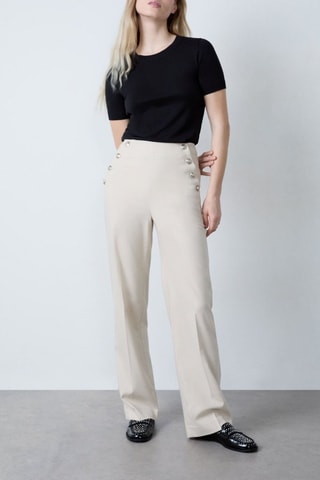 Pantaloni Essentiel - Bianco