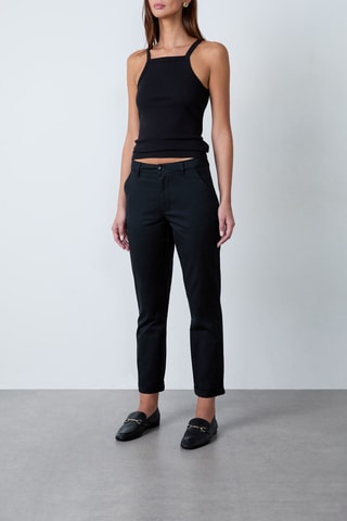 Pantaloni Chino - Nero