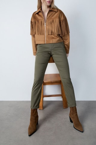 Pantaloni Essentiel - Kaki