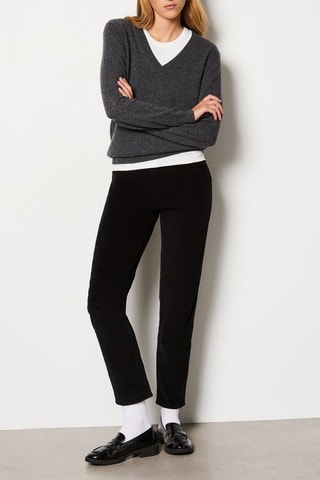 Pantaloni in velluto Essentiel - Nero