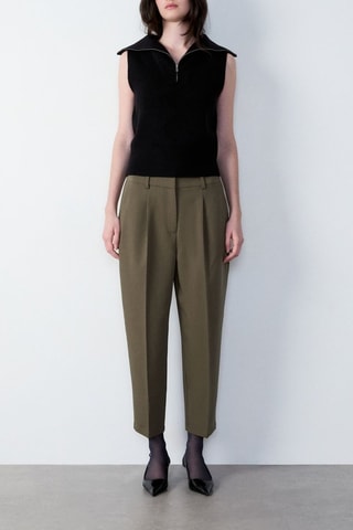Pantaloni Essentiel - Verde scuro