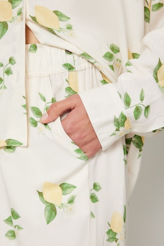 Pantaloni in lino Citron - Ecrù
