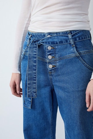 Jeans wide legs - Blu