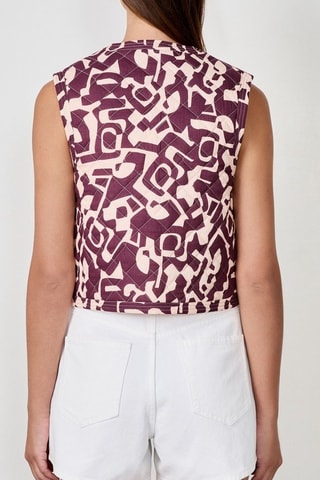 Giacca senza maniche Vintage St Tropez - Bordeaux