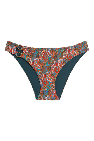 Slip bikini - Blu e arancione