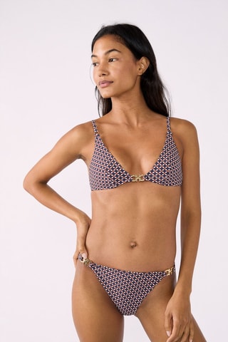 Slip bikini Joe - Navy e bianco
